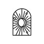 Wallity Window And Crescent - M Negro